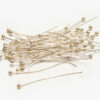 0.6x30mm Bright Silver Ball Headpins