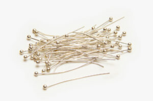 0.6x30mm Bright Silver Ball Headpins