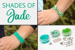 Shades of Jade Magnolia Bracelet Kit - Makes 3