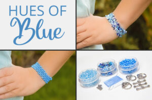 Hues of Blue Magnolia Bracelet Kit - Makes 3