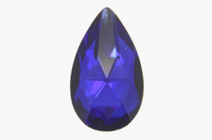 23mm Deep Sea Blue Aurora Teardrop Crystal Rivoli
