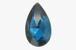 27mm Deep Turquoise Aurora Teardrop Crystal Rivoli