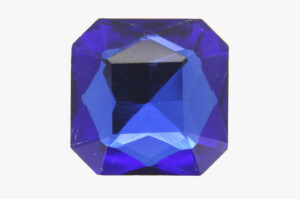 23mm Deep Sea Blue Aurora Imperial Square Crystal Rivoli