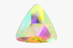 23mm Ultracoat Evening Rainbow Aurora Triangle Crystal Rivoli