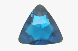 23mm Deep Turquoise Aurora Triangle Crystal Rivoli