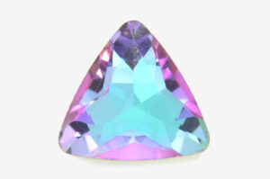 23mm Ultracoat Lilac Sky Aurora Triangle Crystal Rivoli
