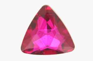 23mm Deep Magenta Aurora Triangle Crystal Rivoli