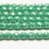8mm Seafoam Green Opaque Lustre Fire Polished Czech Glass
