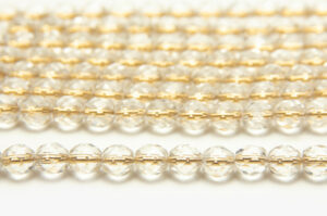 8mm Gold Lined Crystal Hurricane Fire Polished Czech Glass