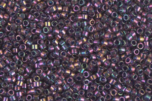 Plum Gold Luster Delica Beads