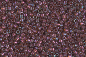 Mulberry Rainbow Luster Delica Beads