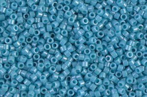 Opaque Medium Turquoise Blue Luster Delica Beads