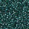 Silver Lined Teal Delica Beads