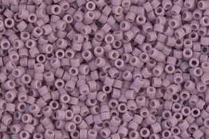 Matte Opaque Mauve Delica Beads