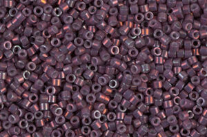 Metallic Medium Raspberry Gold Iris Delica Beads