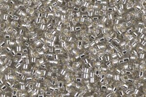 Silver Lined Grey Mist Delica Beads