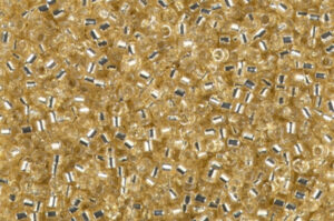 Silver Lined Crystal Ivory Delica Beads