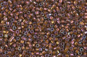 Silver Lined Glazed Dark Honey Delica Beads