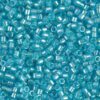 Mint Pearl Lined Ocean Blue Delica Beads