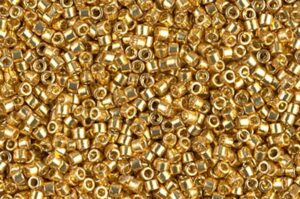Duracoat Galvanized Gold Delica Beads