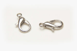 12x6mm Silver Lobster Clasps