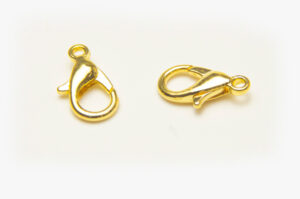 12x6mm Gold Lobster Clasps