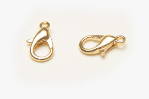 12x6mm Light Gold Lobster Clasps