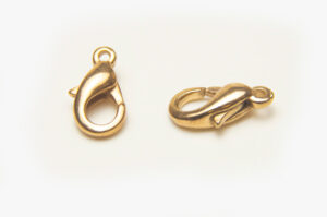12x6mm Antique Gold Lobster Clasps
