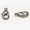 12x6mm Black Lobster Clasps