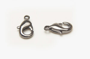12x6mm Black Lobster Clasps