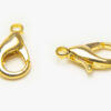 16x7mm Gold Lobster Clasps