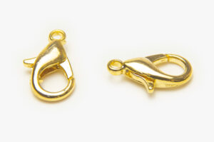 16x7mm Gold Lobster Clasps