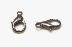 16x7mm Black Lobster Clasps