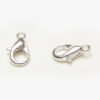 10x5mm Bright Silver Lobster Clasps