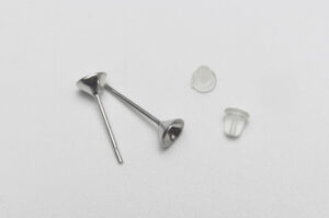 Silver Glue in Cone with Rubber Backs