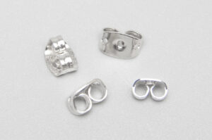 Bright Silver Earring Backs