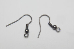 Black Earring Findings