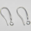 Bright Silver Shepherd Hook Earring Findings