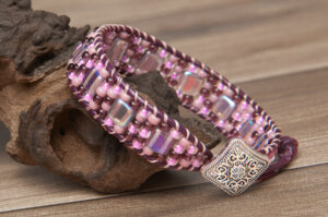 Purple Sunset Stepping Stones Bracelet Kit - Makes 2