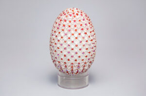 Ruby & Diamond Crystal Netted Faberge Egg Kit