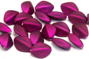 Magenta Satin Oval