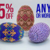 15% OFF - Any 2 or More Beaded Egg Kits
