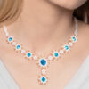 White Linen Versailles Crystal Necklace Kit