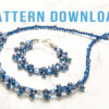 Amour Strung Necklace and Bracelet with Crystal Components Pattern Download