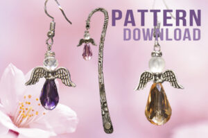 Crystal and Pearl Christmas Angel Decoration Pattern Download