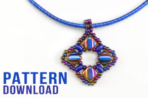 Berkeley Square Silky and Twin Bead Mini Pendant Pattern Download