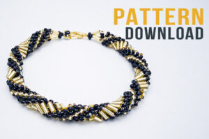 Russian Spiral Triple Twist Bracelet with Clasp Pattern Download