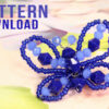 Beginners Crystal Butterfly Brooch Pattern Download