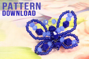 Beginners Crystal Butterfly Brooch Pattern Download