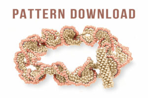 Coral Lace Looped Circular Peyote Bracelet Pattern Download